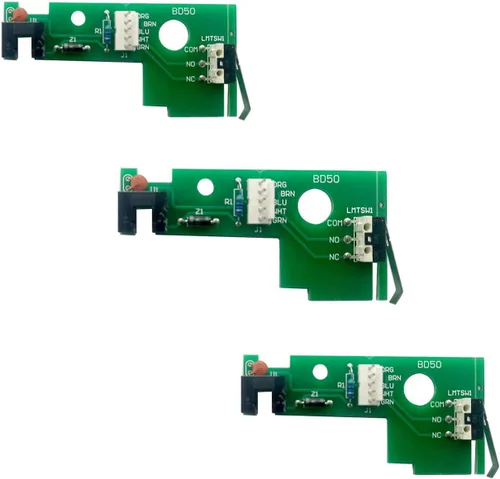Rev - Placa de repuesto para mostrador FM350-352-500-502-600, 2000XL MM500/502 Series Mighty Mule GTO, verde (paquete de tres)
