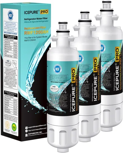 ICEPURE PRO ADQ36006101 Certificado NSF/ANSI 401 Reemplazo para LG LT700P Kenmore Elite 46-9690 ADQ36006102 HDX FML-3 LT700PC LFX28968ST LFXS29626S