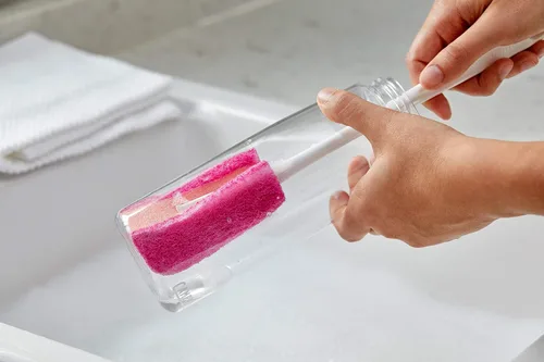 Miniatura 8 de Scotch-Brite Limpiador de botellas de agua, seguro en vidrio, plástico y acero inoxidable (paquete de 2)