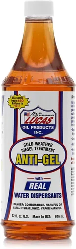 Lucas Oil 10865 Tratamiento diésel anti-gel para clima frío - 1 cuarto de galón