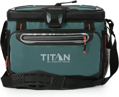 Titan by Arctic Zone Deep Freeze Cooler - Enfriador de cuerpo duro sin cremallera, aislamiento de congelación profunda, forro de cuerpo duro y