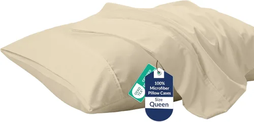 Miniatura 34 de Royale Linens Juego de 2 fundas de almohada Queen – Fundas de almohada de cama – 20 x 30 pulgadas – Fundas de almohada negras – 1800 microfibra