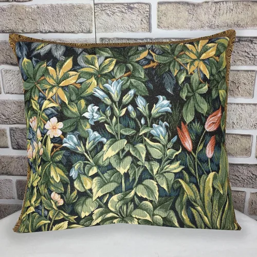 Miniatura 26 de STP GOODS Almohada de tapiz, almohada decorativa, decoración bohemia perfecta para sofá, sala de estar, dormitorio, cojín de sofá de 18 x 18