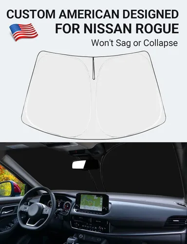Miniatura 27 de Proadsy Parasol plegable para parabrisas delantero 2026, ajuste personalizado, accesorios para CRV SUV LX EX EX-L EX-L Navi Touring 2017-2022