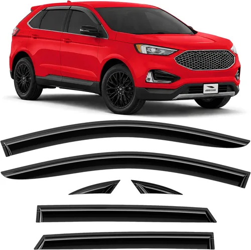 Miniatura 16 de Voron Glass Protectores de lluvia extra duraderos con cinta adhesiva para Honda CR-V (CRV) 2007-2011 SUV, deflectores de ventana, viseras de ventana