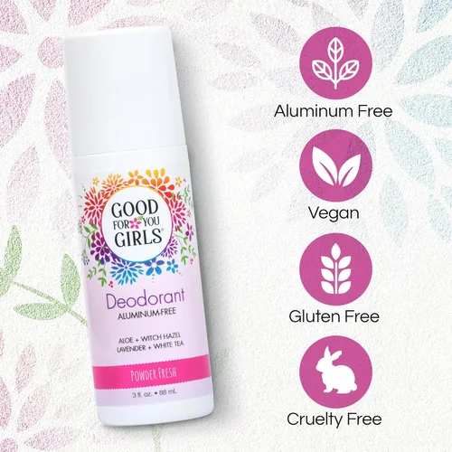 Miniatura 2 de Good for You Girls Desodorante Natural Sin Aluminio para Niñas, Preadolescentes, Adolescentes, Control de Olor Seguro y Eficaz, Roll-On