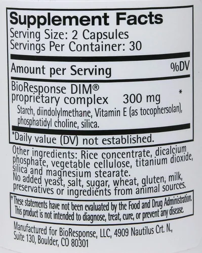 Miniatura 2 de BioResponse dim - 150 mg (120 cápsulas)