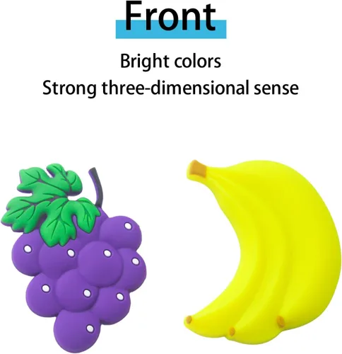 Miniatura 4 de Pegatinas de imán de PVC impermeable para refrigerador, diseño de frutas cortadas, fijación fuerte para fotos, notas y decoraciones