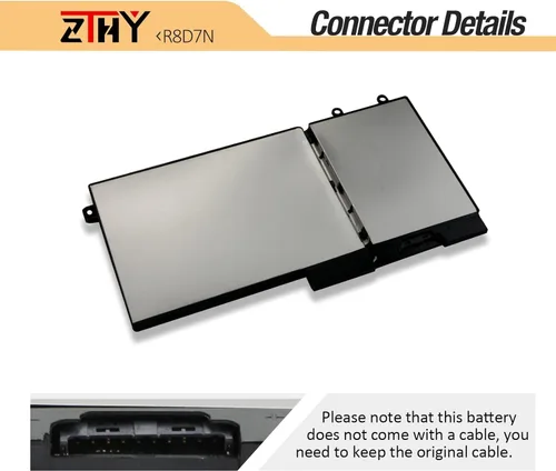 Miniatura 4 de R8D7N 1V1XF - Batería para laptop compatible con Dell Precision 3540 M3550 Latitude 5400 5410 5500 5510 Inspiron 7590/7591/7791 2 Series 2 en 1 P80F
