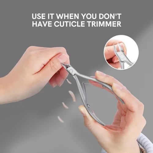 Miniatura 5 de Cortaúñas encarnadas, cuchillas rectas para cortaúñas de pies, acero inoxidable Wide Jaw Sharp Pointed Tip, Toenail Clippers, for Thick Nails