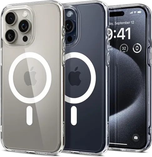 Miniatura 191 de Spigen Funda para iPhone 13 Mini, ultra híbrida MagFit [antiamarilleo] [compatible con Magsafe] - Transparente