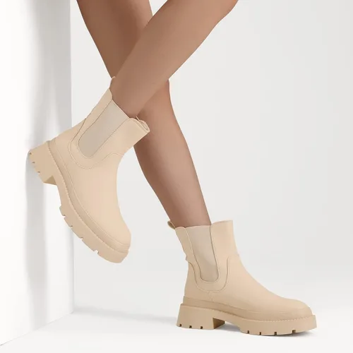 Miniatura 6 de DREAM PAIRS Botas de plataforma Chelsea para mujer