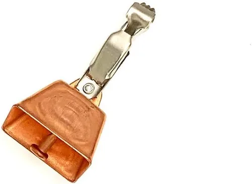 Campanas de cobre de pesca, 20 piezas con diseño de clip, para alerta de mordeduras y pesca nocturna, incluye clips de fácil fijación, ideal para