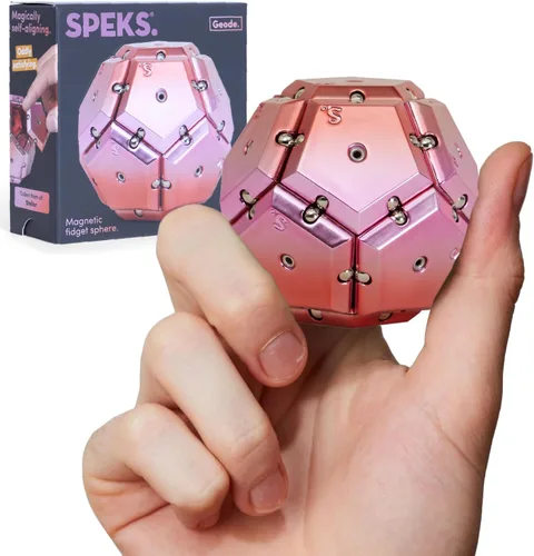 Miniatura 13 de Speks Geode - Juguete magnético antiestrés, juguete de escritorio sensorial para adultos y adolescentes de 14 años en adelante, regalo