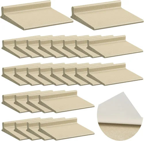 Miniatura 10 de Pangda 10 piezas de sello de esquina para puerta, sellos de esquina de marco autoadhesivos elevados detrás de la protección contra el clima