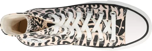 Miniatura 4 de Converse - Chuck Taylor All Star Tenis de mujer altos de plataforma con diseño de leopardo