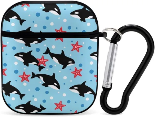 Miniatura 9 de Funda protectora de silicona compatible con Airpods 2 y 1 (hermosas mariposas, mariposas azules)