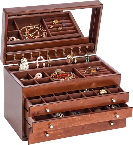 Miniatura 2 de Mele & Co Brigitte - Joyero de madera