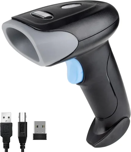 Miniatura 9 de Escáner de código de barras USB 1D con cable CCD, lector de código de barras compatible con pantalla, escáneres de código de barras para tienda