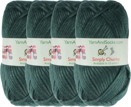 Miniatura 57 de JubileeYarn Halo Fables Yarn - 100g/Skein Bulky Polyester - North Wind Sun - 2 Skeins