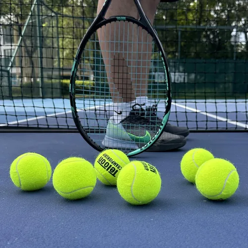 Miniatura 8 de Teloon Pelotas de Tenis para Campeonato - Extra Resistente - Pelotas de Tenis Presurizadas de Fieltro de Resistencia Regular