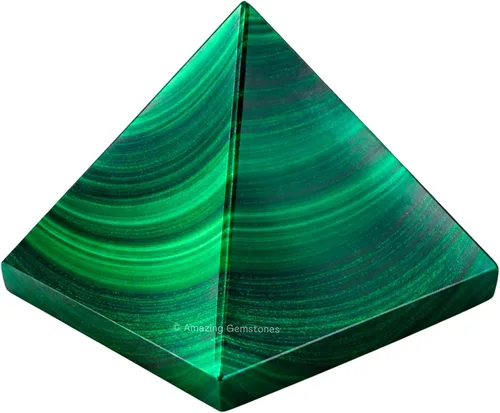Miniatura 20 de Piedras Curativas de Cristal de Pirámide de Cuarzo Claro de Amazing Gemstone - Figura de Gran Pirámide de 2" de Piedra Natural para Meditación