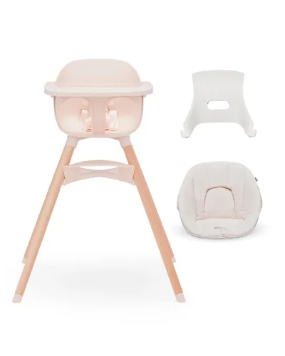 Miniatura 14 de Lalo The Chair - Silla alta convertible 3 en 1 para bebés y niños pequeños, bandeja apta para lavavajillas, reposapiés ajustable, Grapefruit Pomelo