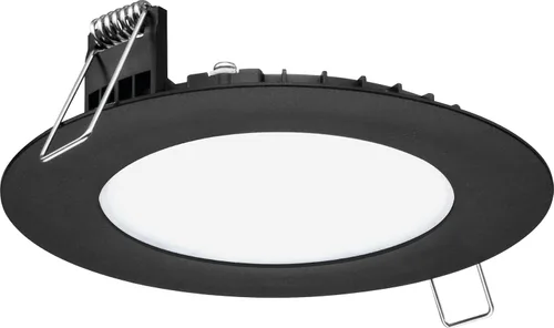 Miniatura 8 de Juno Luces LED empotrables de 4 pulgadas, luz descendente de oblea redonda 5 en 1, temperatura de color blanco conmutable, 120 voltios, borde plano