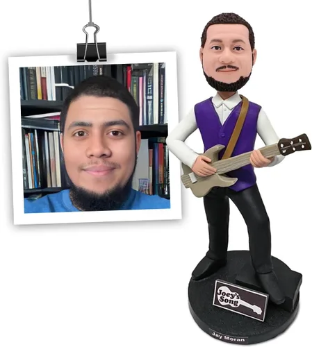 Miniatura 7 de AlOU AlOU Estatuillas personalizadas de 15 cm Bobbleheads para el Día del Padre, Día de la Madre, Padres, Jefe, Colegas, Familia y Amigos