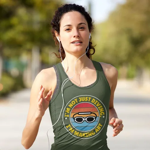 Miniatura 5 de Camiseta sin mangas de espalda cruzada para mujer, diseño fresco