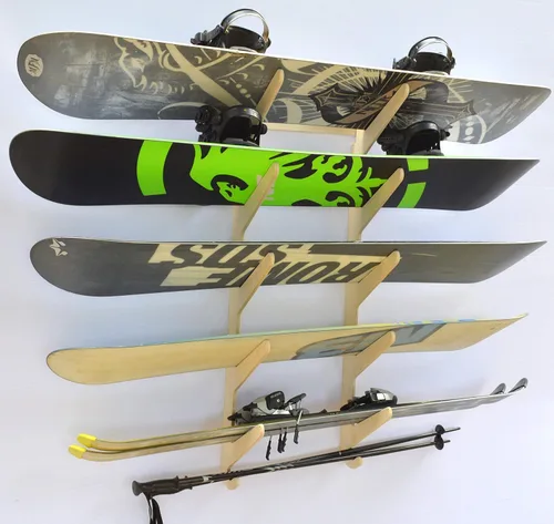 Miniatura 3 de Pro Board Racks THE LIFTY Estante de pared para snowboard (5 unidades)
