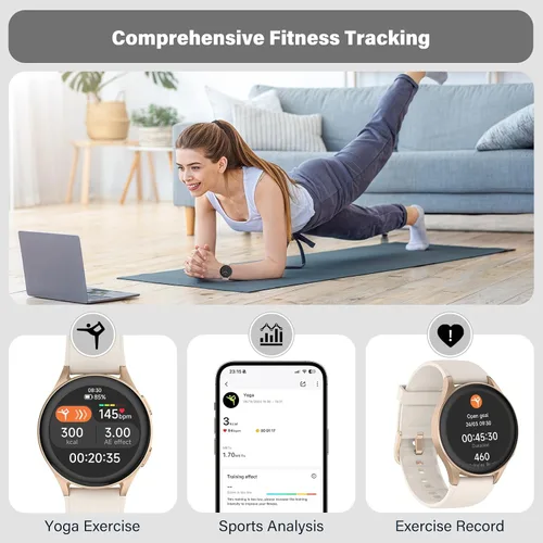 Miniatura 3 de Reloj inteligente, Alexa incorporado, GPS, VO2 Max, HRV, oxígeno en sangre, monitoreo del sueño, salud de la mujer, recordatorios personalizados