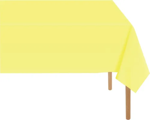 Miniatura 10 de Mantel de plástico verde frutal (paquete de 2), 54 x 108 pulgadas, cubierta de mesa para mesa rectangular, manteles desechables verde manzana