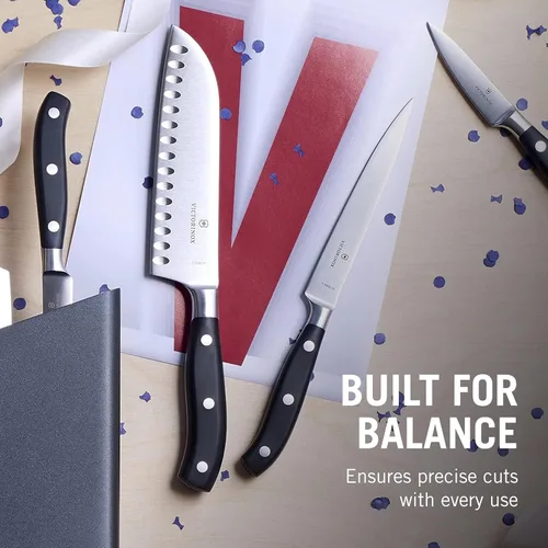 Miniatura 5 de Victorinox Grand Maitre Cuchillo de chef – Cuchillo de cocina para cortar carne, verduras y frutas – Moderno cuchillo para rebanar para cocinar