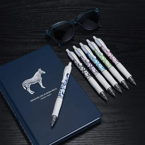 Miniatura 3 de Pilot G2 Fashion Collection Premium Bolígrafos de tinta de gel, punta fina (1/32 pulgadas), barriles blancos con tintas surtidas, 14 unidades (15598)