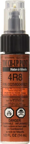 Toyota Genuine 00258-004R8-21 - Bolígrafo de pintura de retoque de mica de lava caliente (0.5 onzas líquidas, 0.5 fl oz)