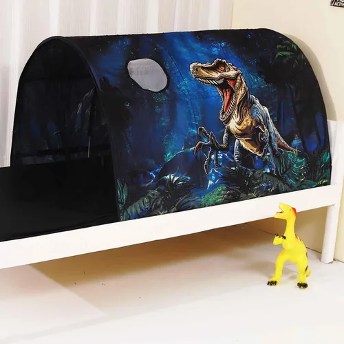 Miniatura 10 de Tienda de Cama para Niños Camas Individuales - Zoológicos y Coches Tiendas de Juego Maravillosas Niños Niñas Tienda de Juego Interior Ventilada