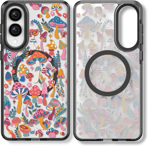 Miniatura 12 de Rosarnnah Funda compatible con Samsung Galaxy S24 Ultra, bonita estética, a la moda, divertida funda con estampado de gatito y gato, duradera a