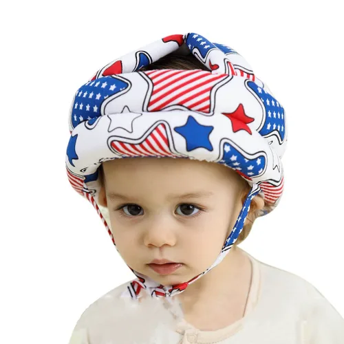 Miniatura 7 de FLYPARTY Gorra de seguridad ajustable para bebé y niño pequeño (dulces azules)