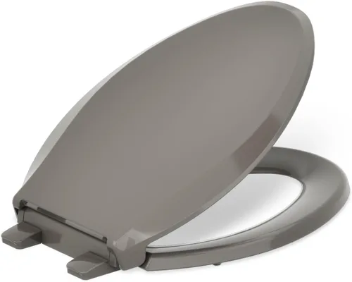 Miniatura 53 de KOHLER 4636-RL-0 Cachet ReadyLatch - Asiento de inodoro alargado con cierre lento, asiento de inodoro de cierre suave con tapa silenciosa, topes