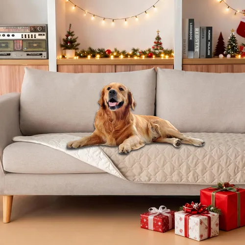 Miniatura 121 de gogobunny Manta 100% Impermeable de Doble Cara para Perros, Cubierta Suave para Cama de Mascotas, Reversible, Protege Muebles, Sillón, Sofá, Coche