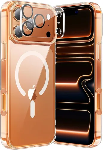 Miniatura 56 de Funda magnética diseñada para iPhone 11 Pro Max, [probada en caídas de grado militar] [compatible con MagSafe] Funda protectora delgada translúcida
