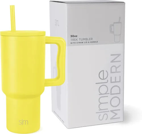 Miniatura 31 de Simple Modern Vaso Trek de 40 oz con Asa y Tapa con Pajilla Vaso de Viaje Aislado de Acero Inoxidable Apto para Portavasos Slumberland