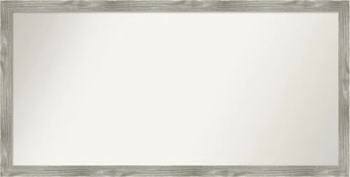 Miniatura 172 de Amanti Art Espejo personalizado, espejo de baño gris plomo a rayas, espejo de pared o espejo de tocador de baño sobre el fregadero