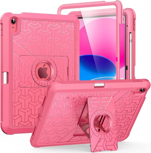 Miniatura 29 de MoKo Funda para iPad (A16) de 11ª/10ª generación 2025/2022, resistente a prueba de golpes, doble capa protectora de cuerpo completo, protector