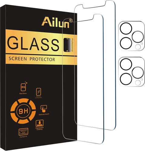 Miniatura 28 de Ailun Paquete de 3 protectores de pantalla para iPhone 17 Pro [6.3 pulgadas] + 3 protectores de lente de cámara con marco de instalación, protección