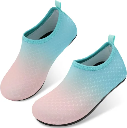 Joinfree - Zapatos acuáticos de natación para niños y niñas, calcetines acuáticos de secado rápido, zapatos con sensación de pies descalzos para