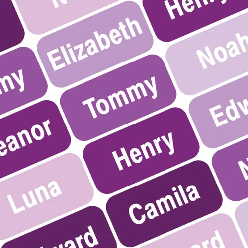 Miniatura 45 de Etiquetas de Nombre Personalizadas para Niños – 60 Etiquetas Impermeables de Pelar y Pegar para Ropa, Cajas de Almuerzo, Botellas de Agua, Bolsas