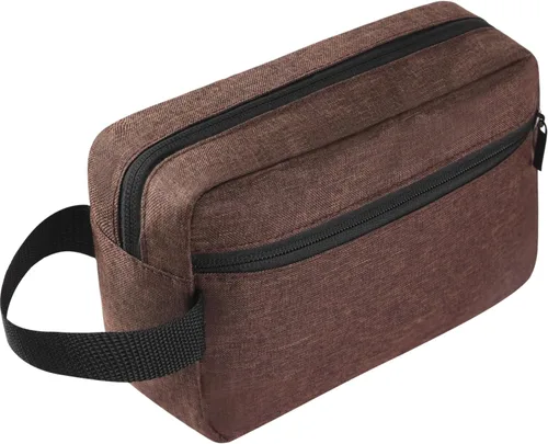 Miniatura 22 de Icramsy Neceser de viaje para mujeres y hombres, bolsa de cosméticos colgante, accesorios de viaje para mujeres y hombres, Negro, Moderno