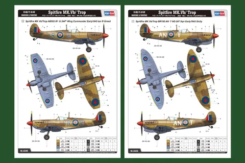 Miniatura 4 de Hobby Boss Spitfire Mk.Vb/Trop Kit de construcción de modelos de avión